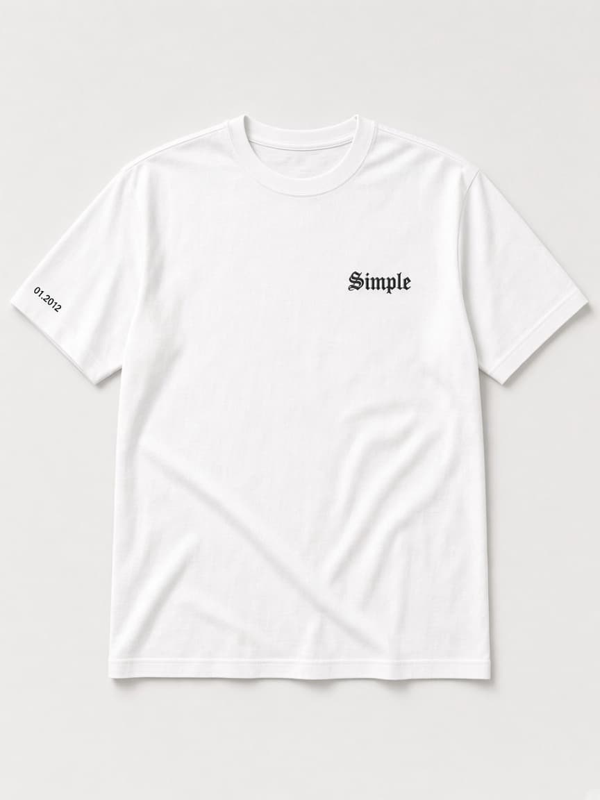 Battle at the Streets Tee in White, front