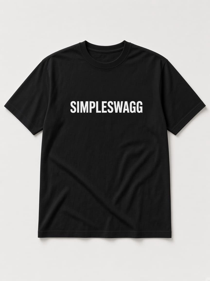 Rooted Tee in Black, front
